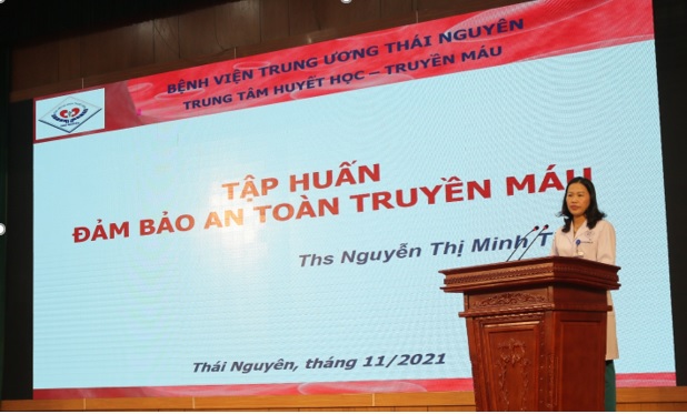 Tập huấn “Đảm bảo an toàn truyền máu” 