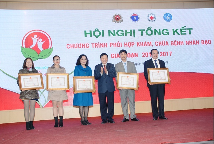 HỘI NGHỊ TỔNG KẾT CHƯƠNG TRÌNH PHỐI HỢP KHÁM, CHỮA BỆNH NHÂN ĐẠO GIAI ĐOẠN 2014 - 2017