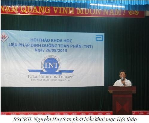 Hội thảo: “Liệu pháp dinh dưỡng toàn phần