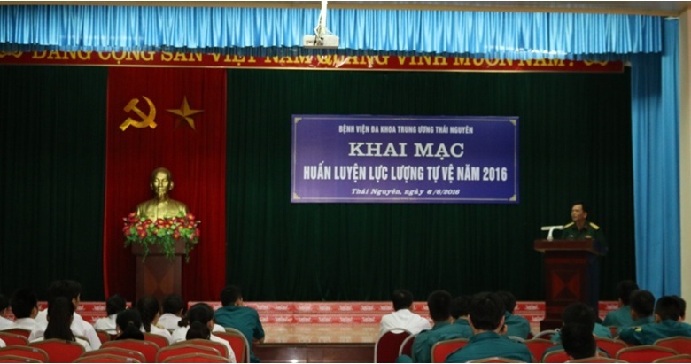 Tổ chức huấn luyện lực lượng tự vệ năm 2016